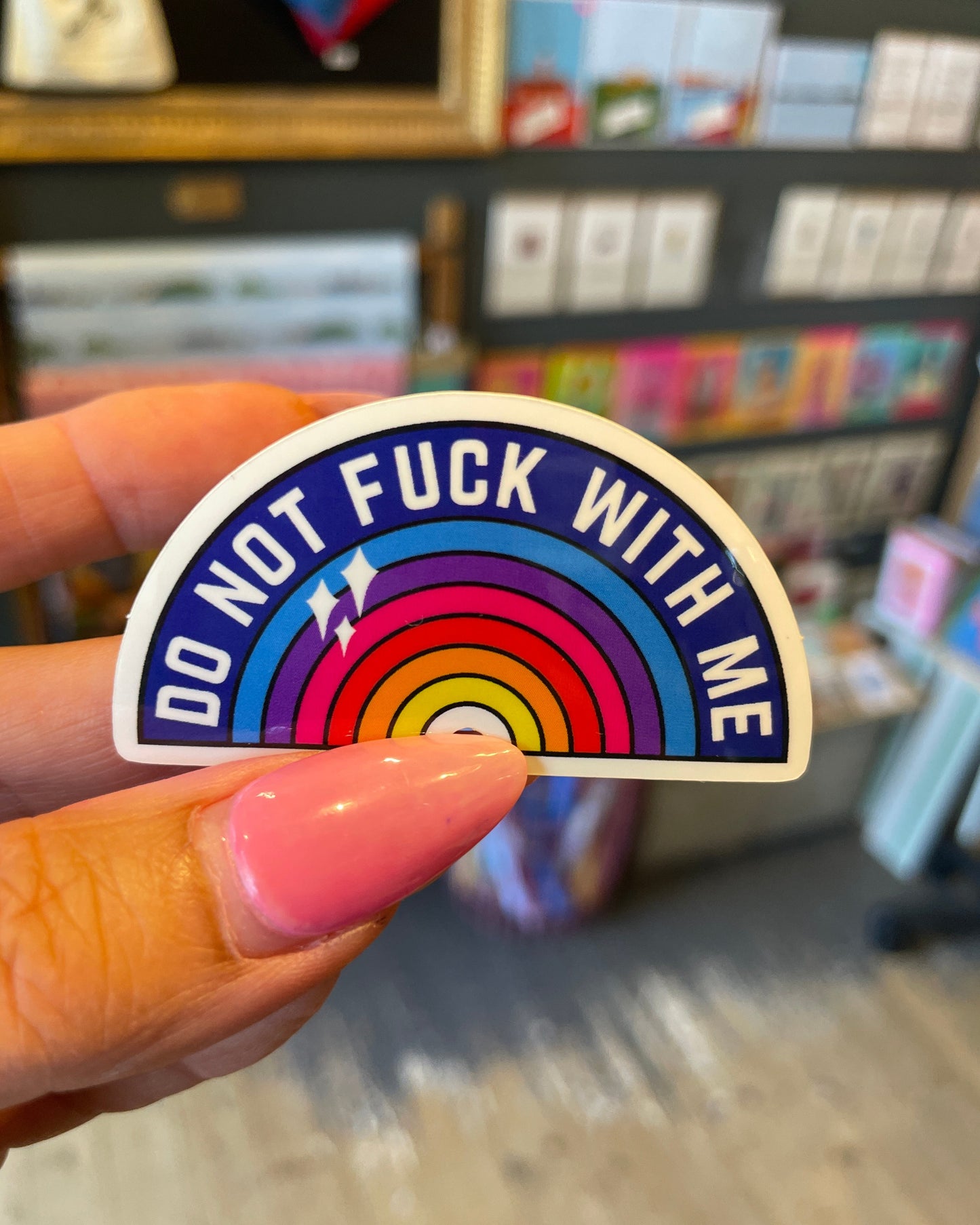 Do Not F*** With Me Vinyl Sticker
