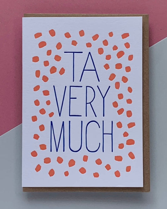 Ta Very Much Card