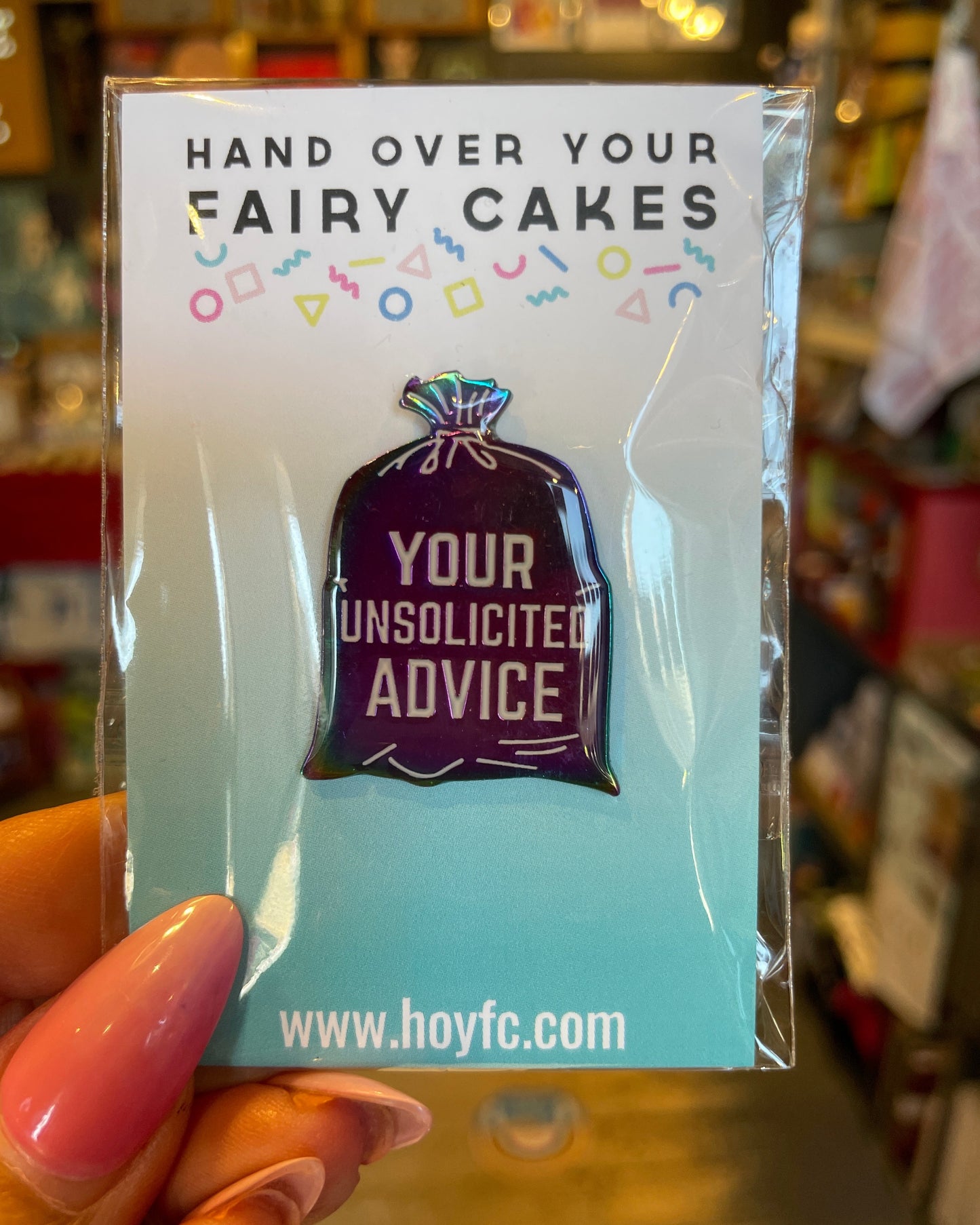 Your Unsolicited Advice Pin