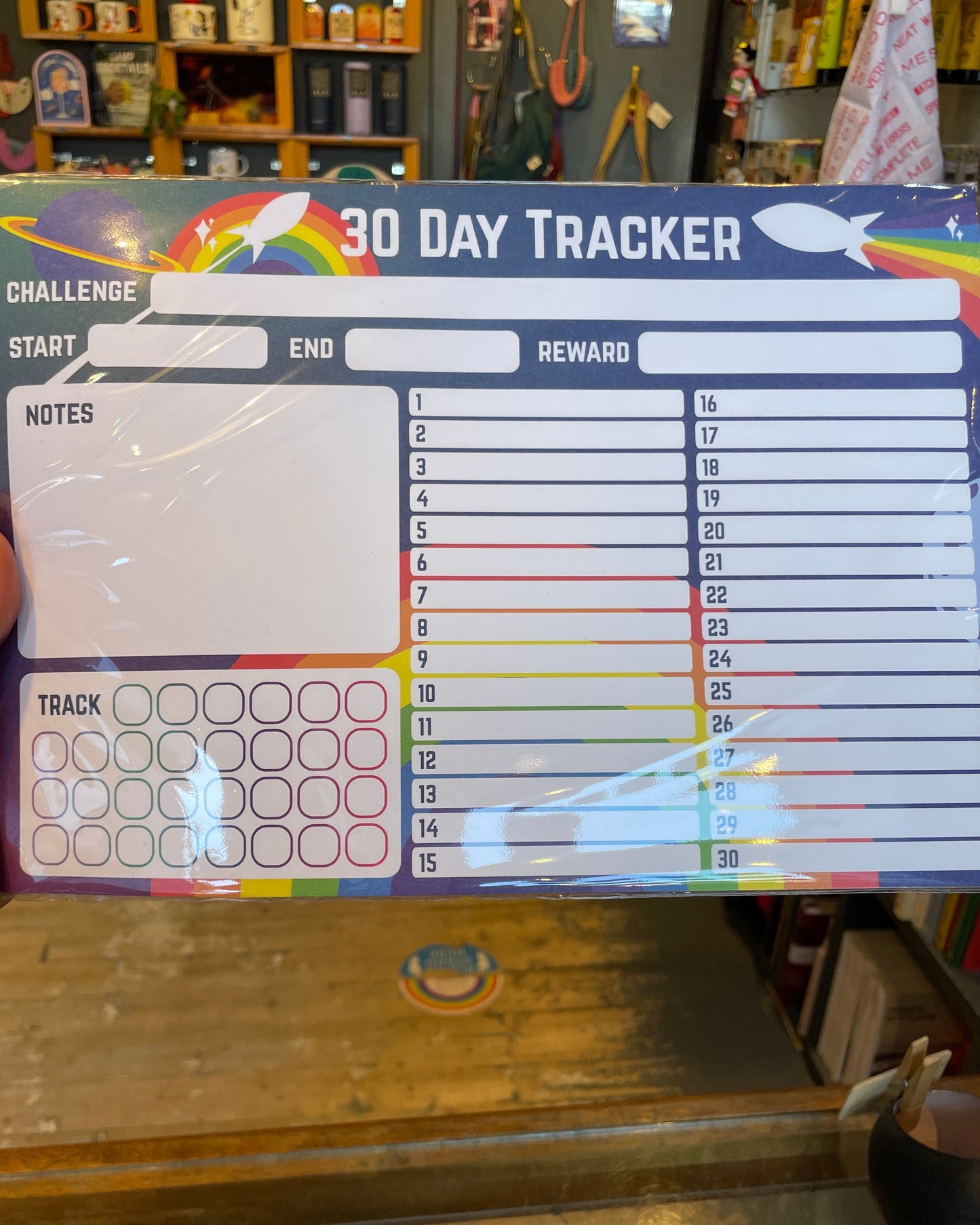 30 Day Tracker A4 Notepad