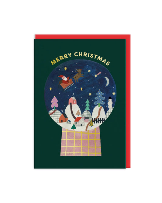 Snowglobe Christmas Card
