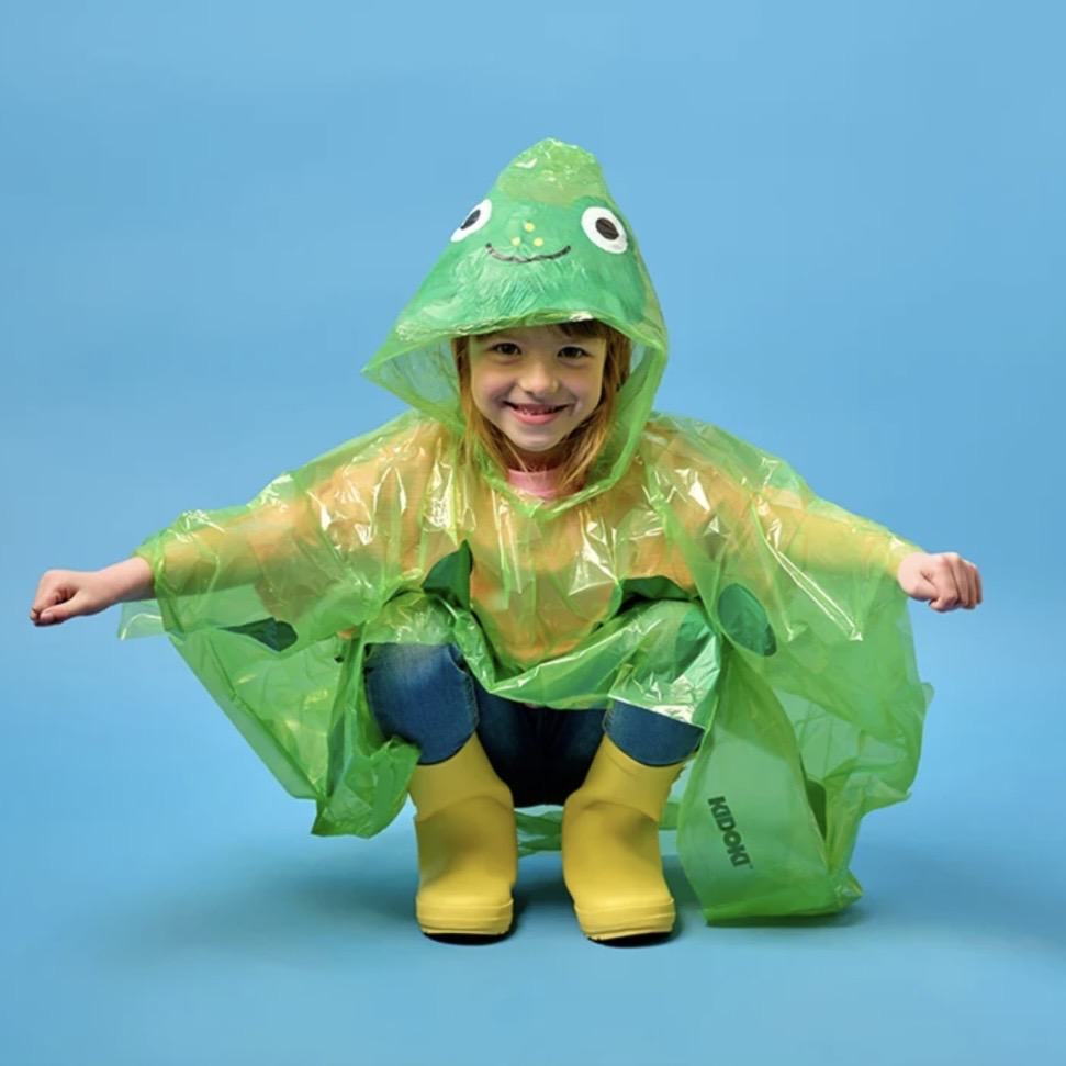 Garden Friends Kids Poncho