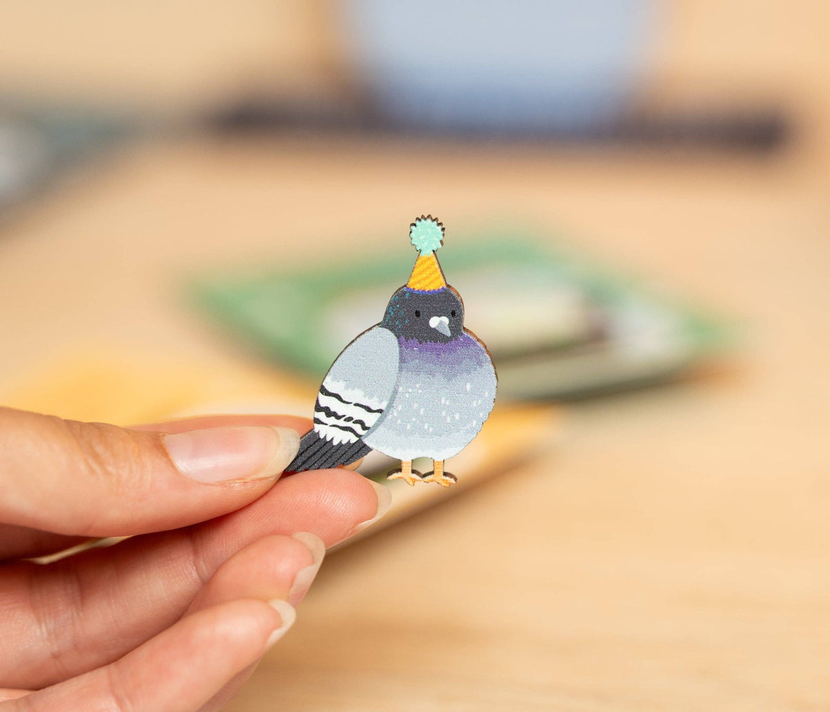 Party Pigeon Pin
