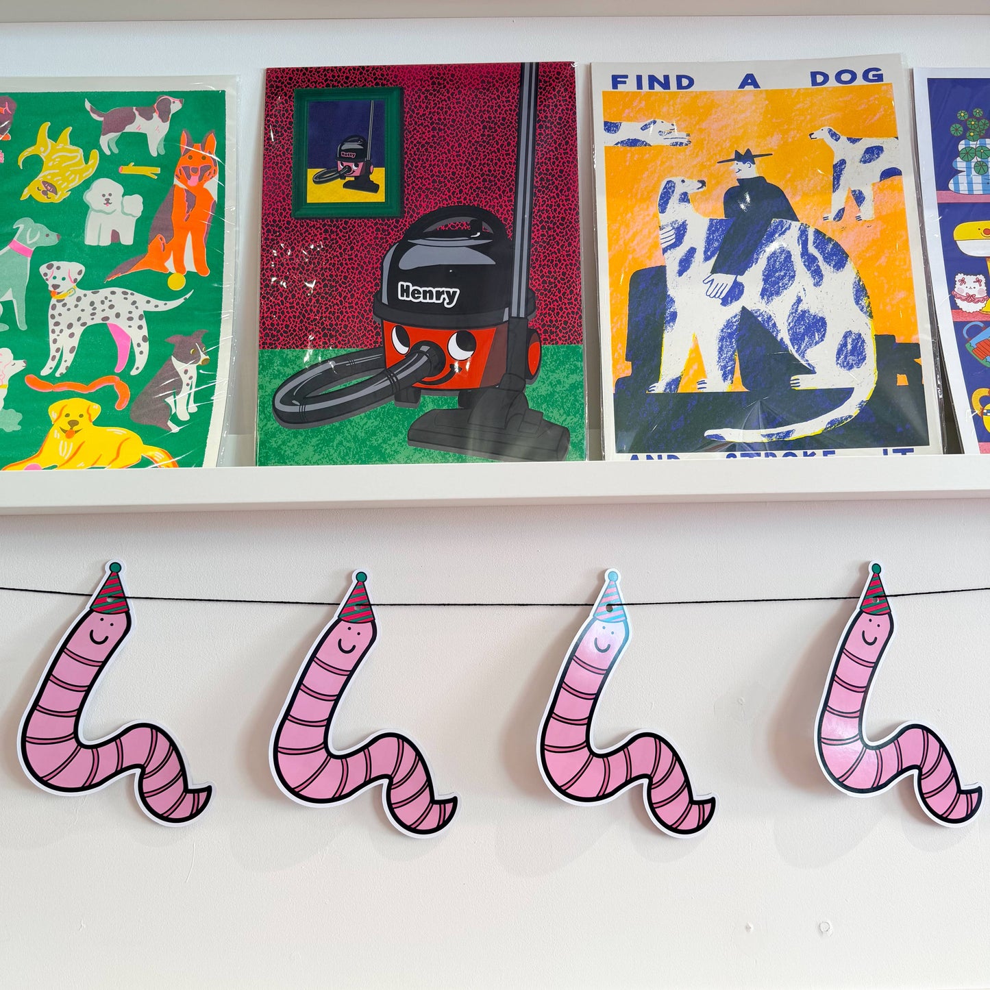 Worm Party Garland