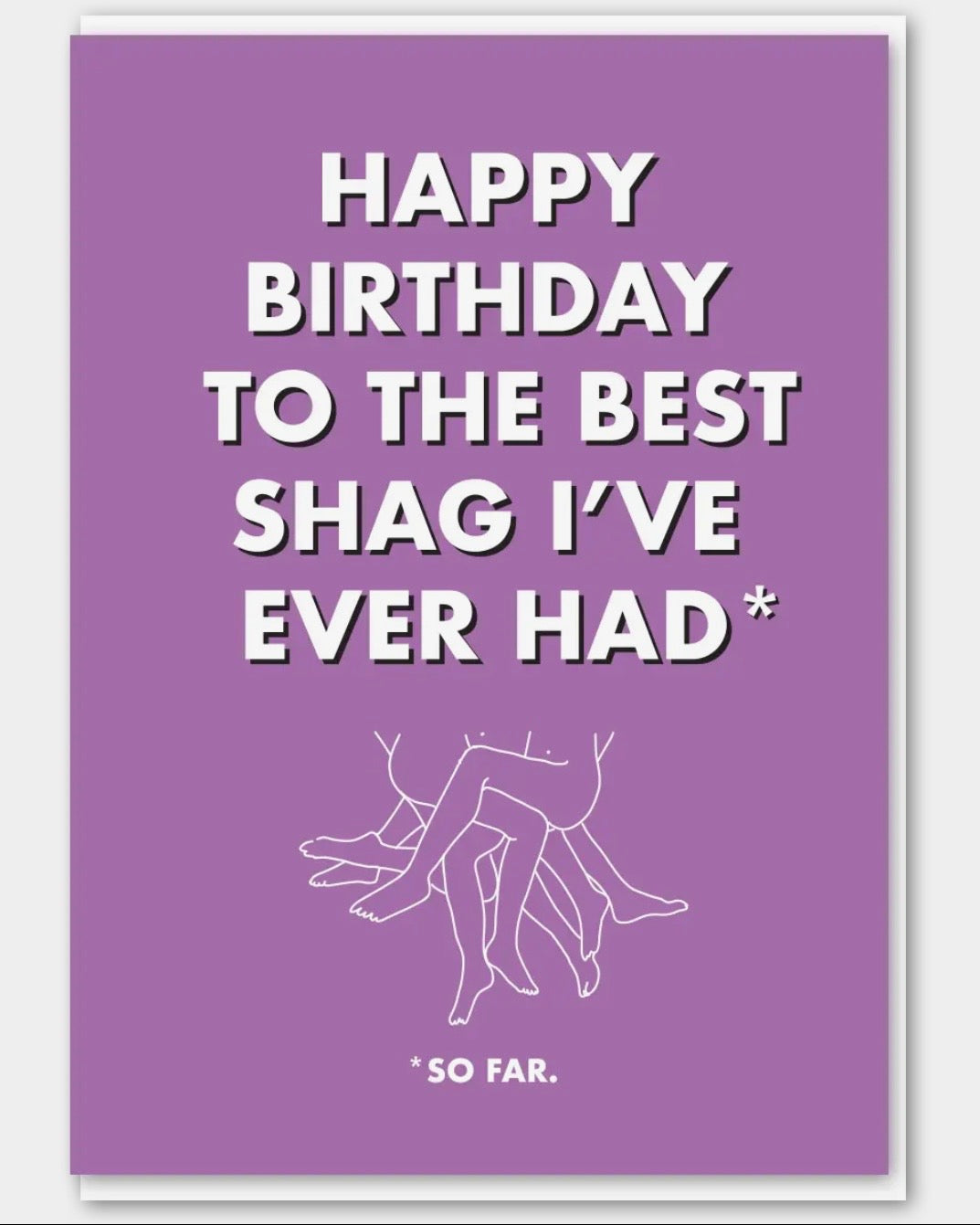 Best Shag Birthday Card