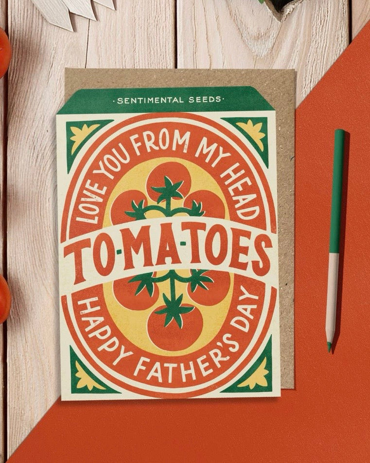 Happy Father’s Day Tomato Card