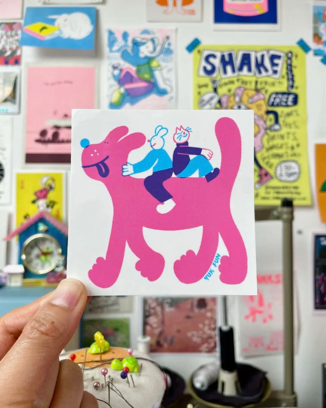 Dog Riders Eco Vinyl Sticker