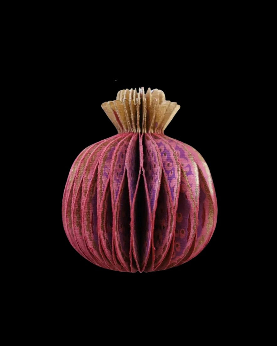 Pomegranate Honeycomb Ornament