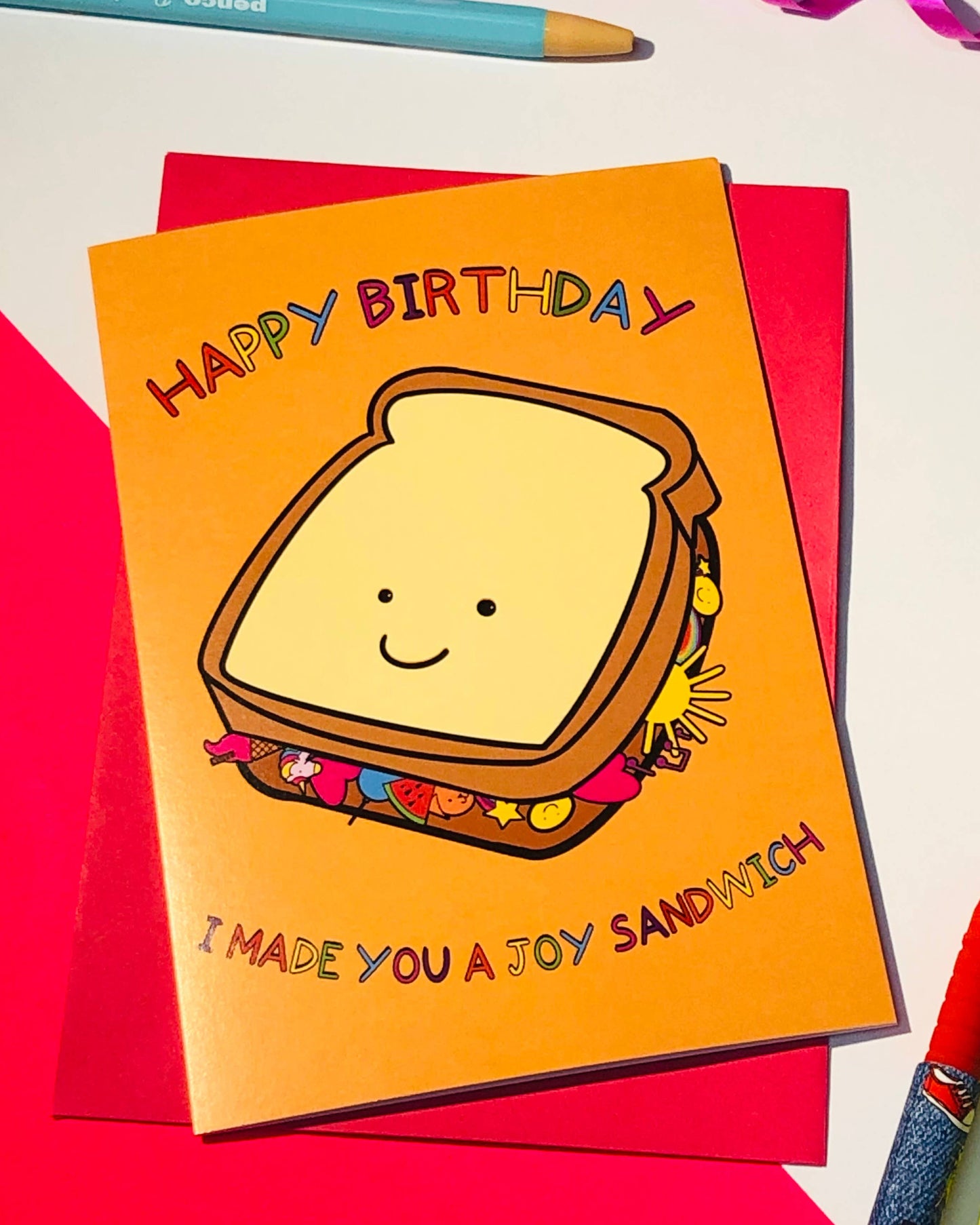 Birthday Joy Sandwich Card