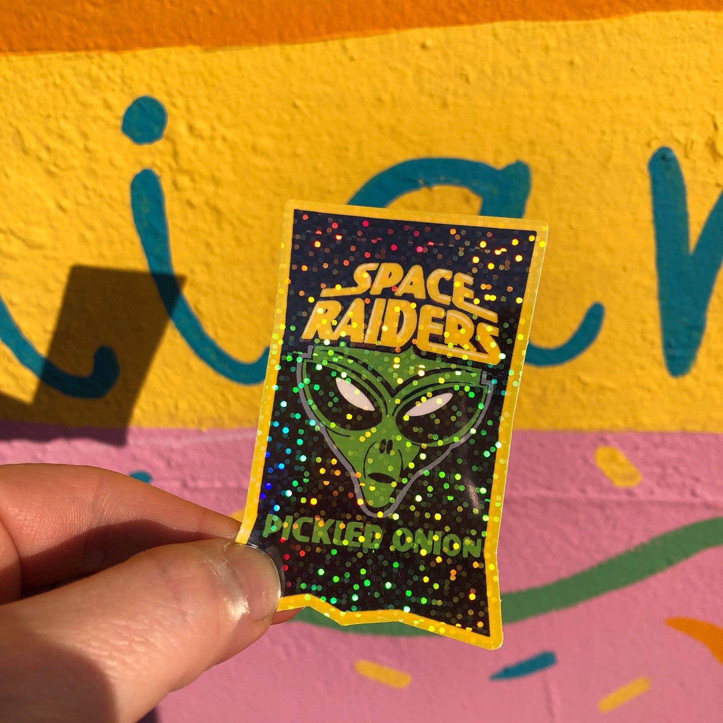Space Raiders Sticker
