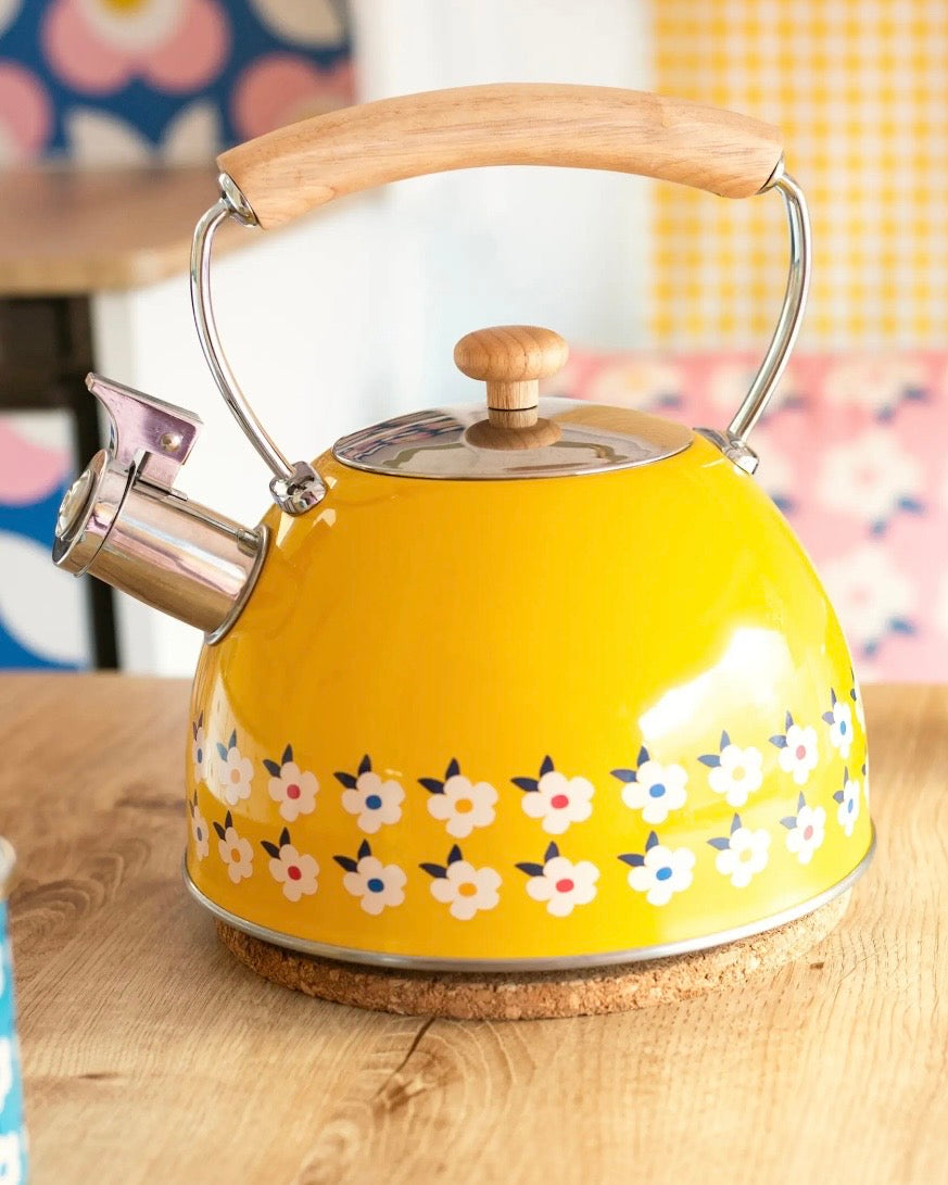 Whistling Enamelware Kettle