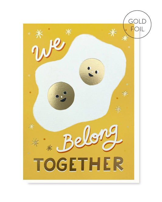Double Yolker Belong Together Card