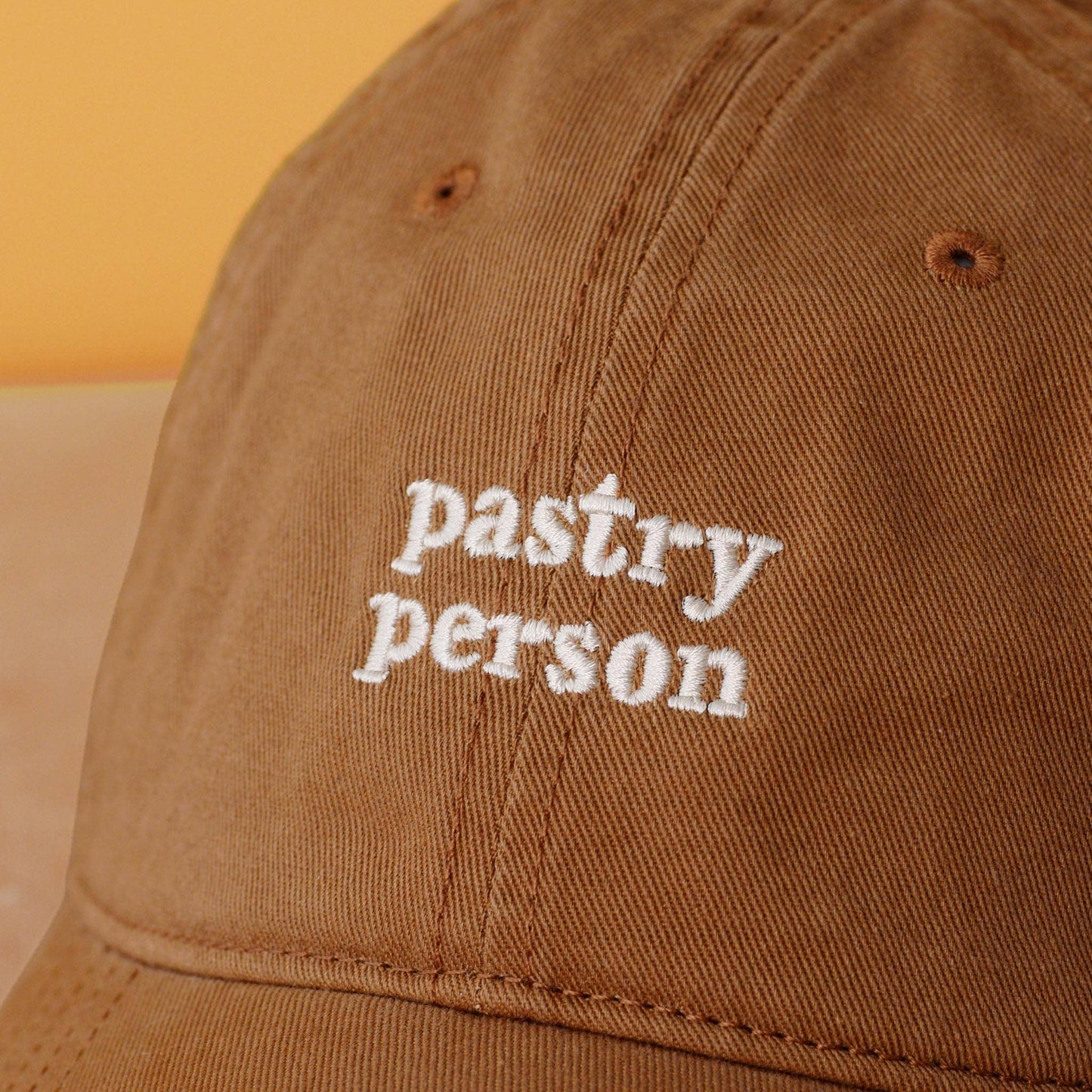Pastry Person Cotton Baseball Cap