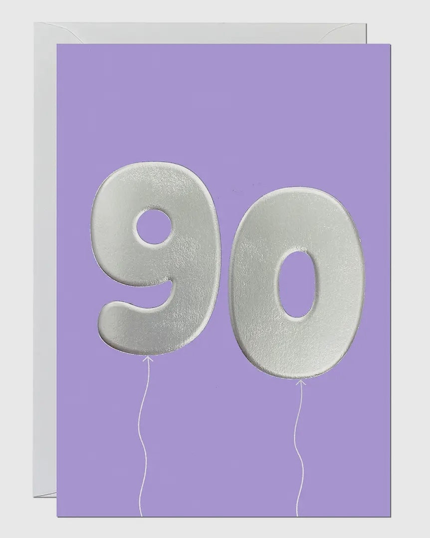 90th Birthday Card-Ricicle Cards-My Beautiful Caravan