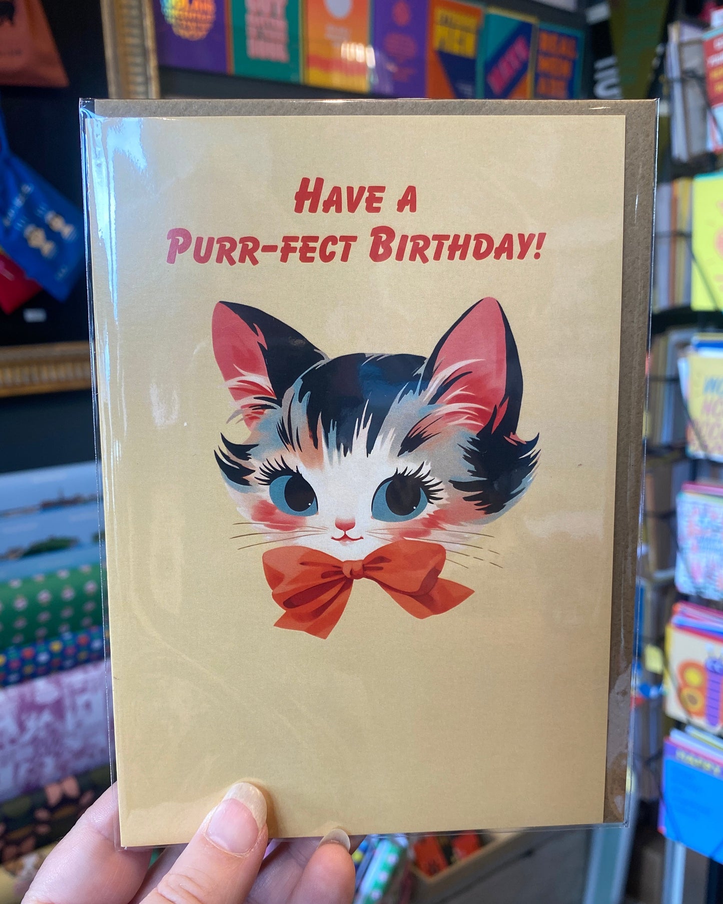 Purr-fect Birthday Card