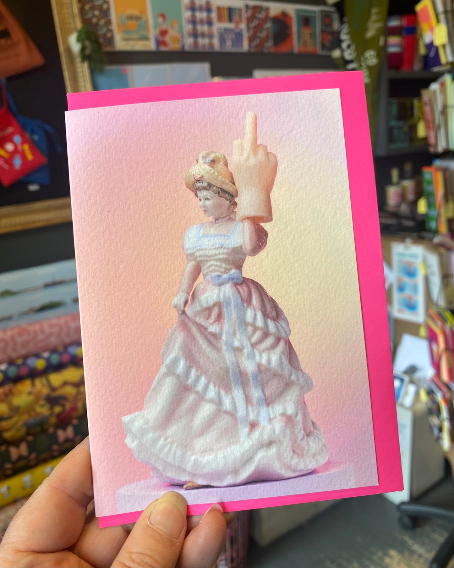Finger Lady Card