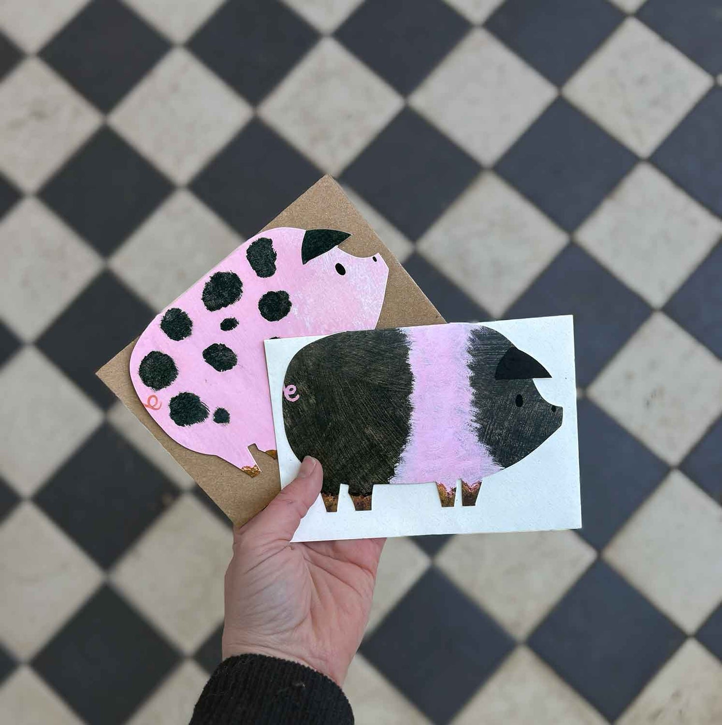 Spotty Pig Card
