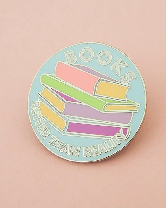 Books Better Than Reality Pin