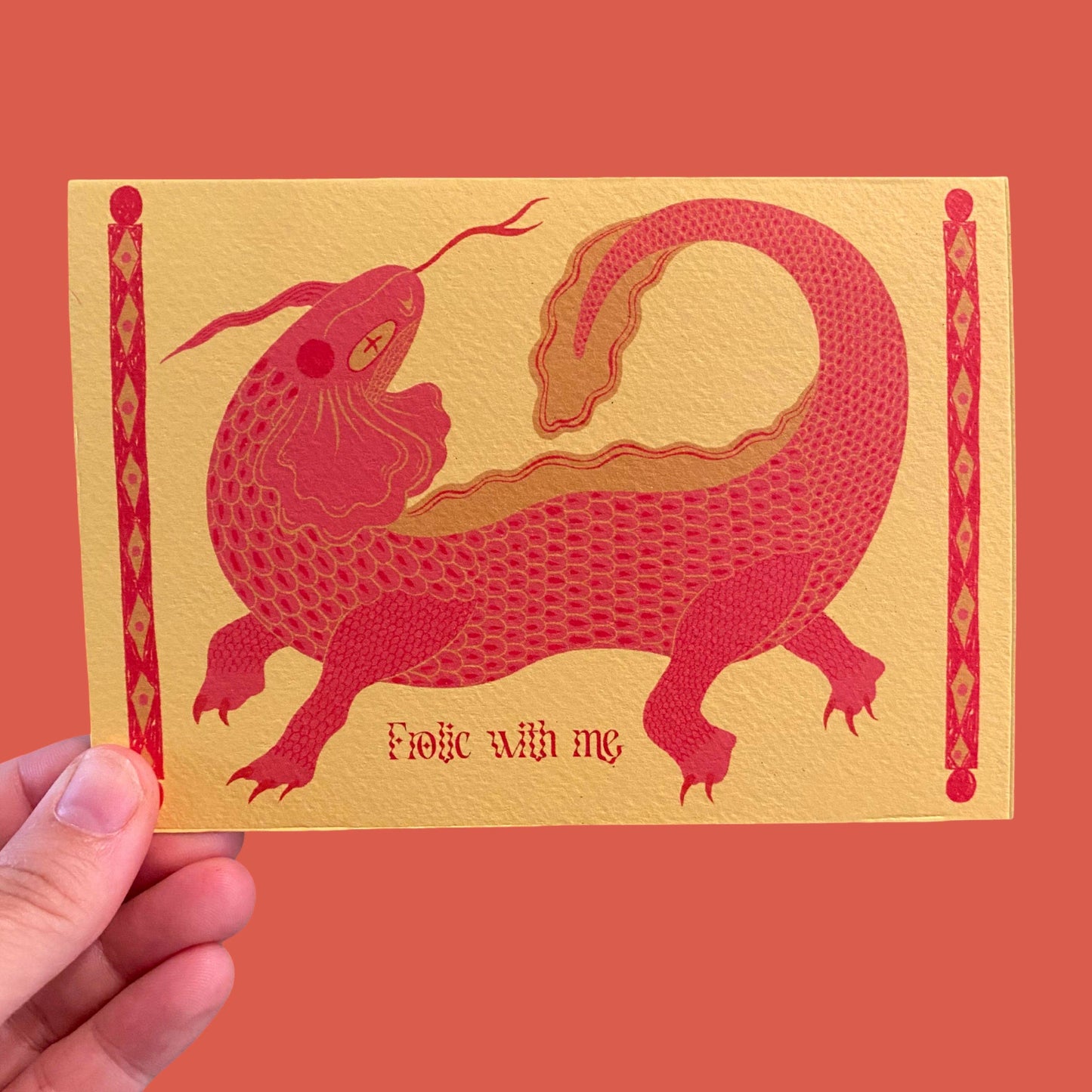Frolic With Me Card