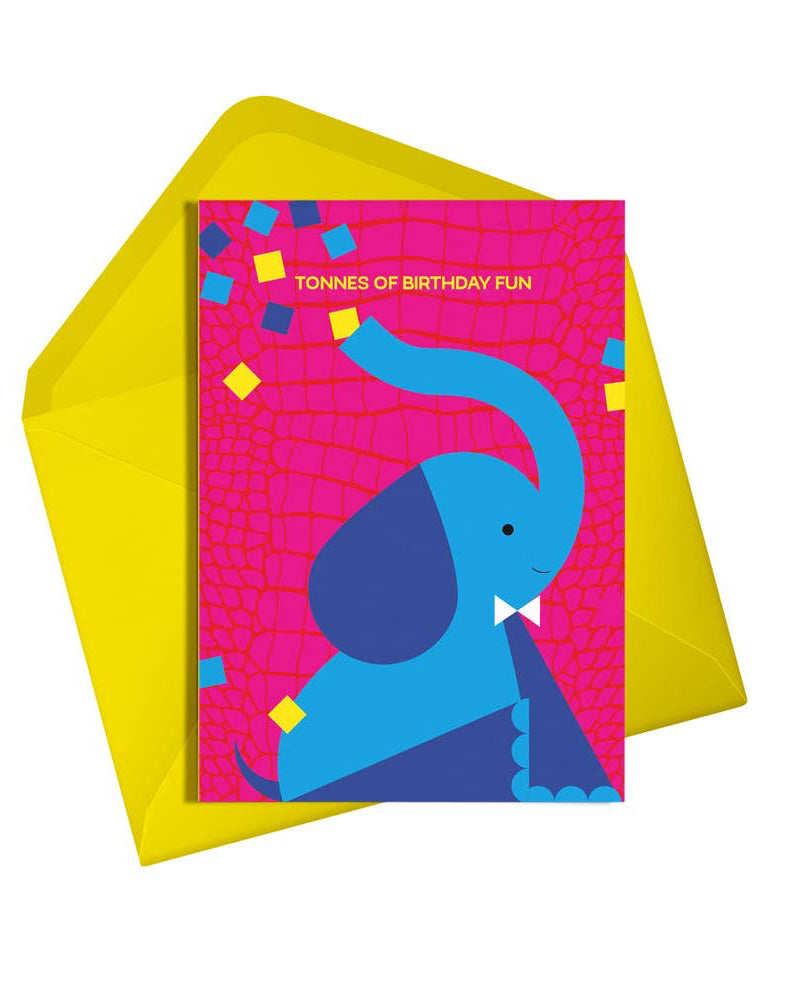 Fun Elephant Birthday Card