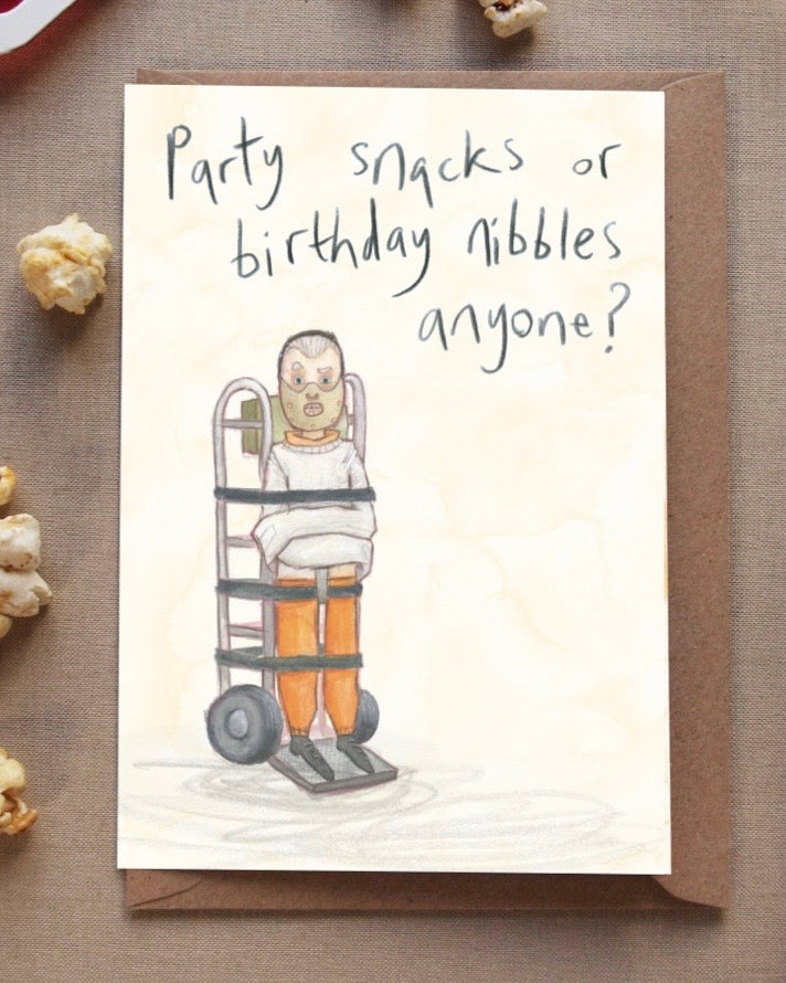 Party Snacks Silence Of The Lambs Card