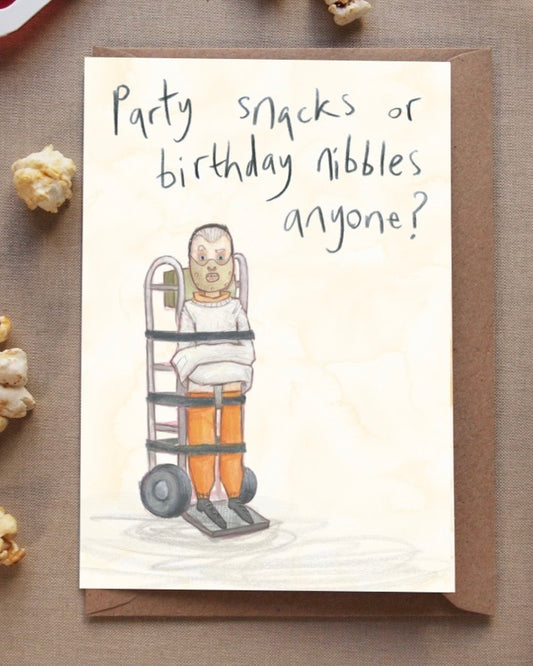 Party Snacks Silence Of The Lambs Card