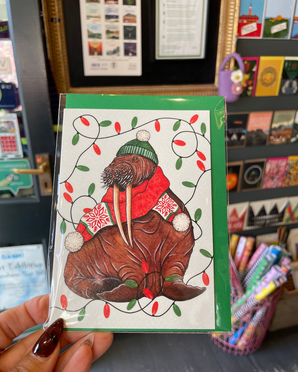 Walrus Lights Card
