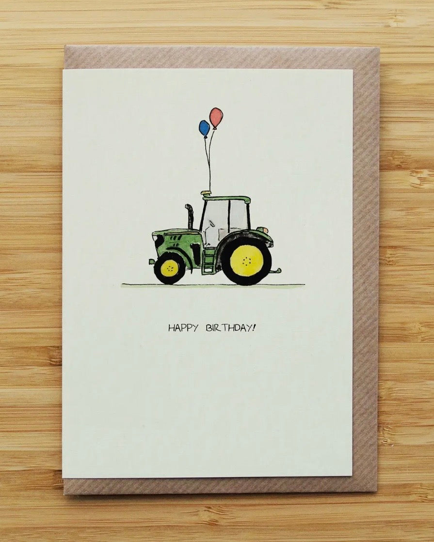 Tractor Birthday Card