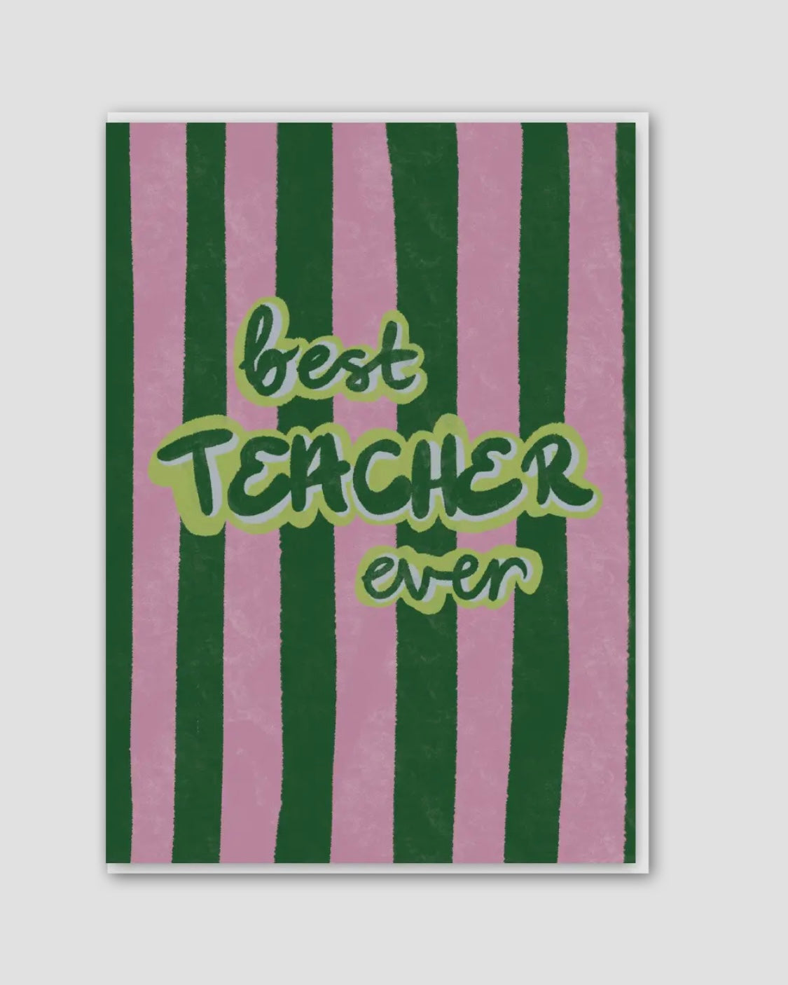 Best Teacher Ever Card-Objectables-My Beautiful Caravan
