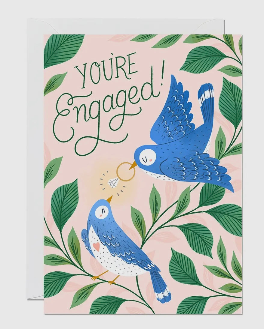 Birds Engagement Card-Ricicle Cards-My Beautiful Caravan