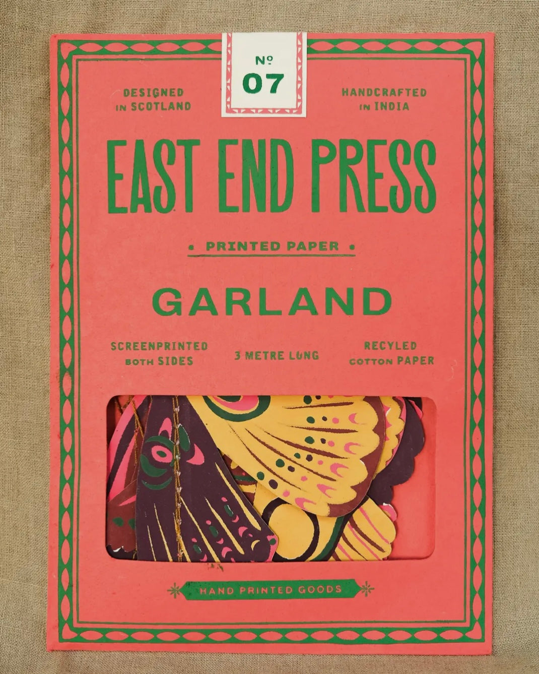 Butterflies Paper Garland-East End Press-My Beautiful Caravan