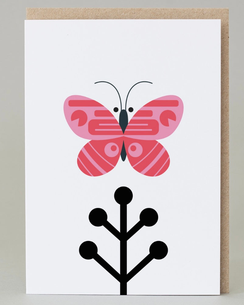 Butterfly Card-Hole In My Pocket-My Beautiful Caravan