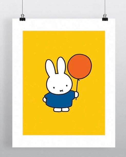 Miffy Balloon Print