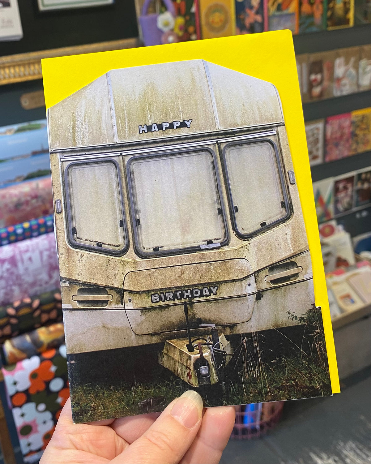 Birthday Caravan Card
