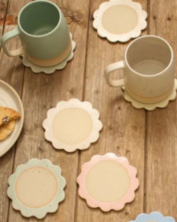 Ceramic Flower Coaster-Habulous-My Beautiful Caravan