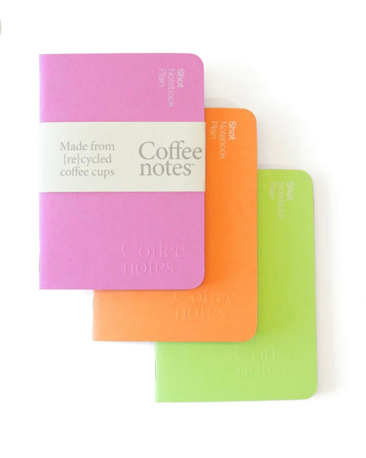 Coffeenotes Recycled Shot Notebooks-Coffeenotes-My Beautiful Caravan