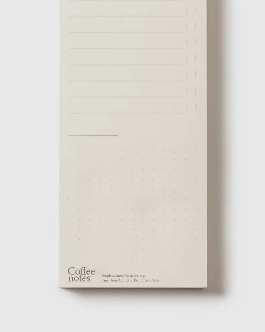 Coffeenotes Tall List Pad-Coffeenotes-My Beautiful Caravan