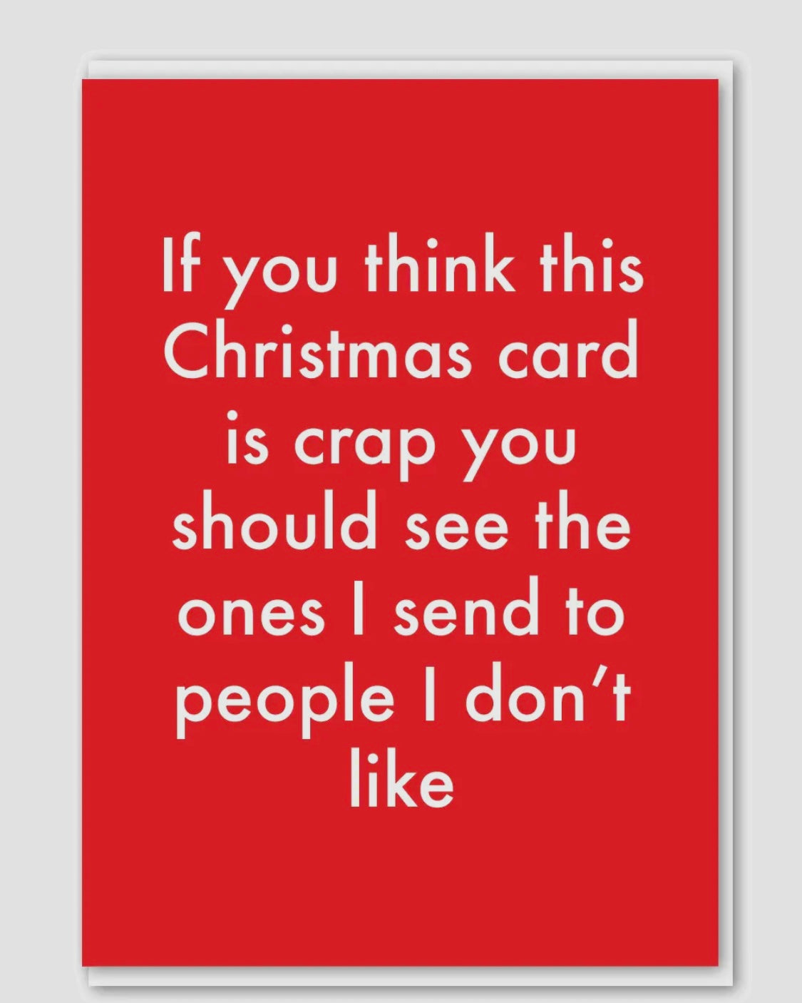 Crap Christmas Card-Objectables-My Beautiful Caravan