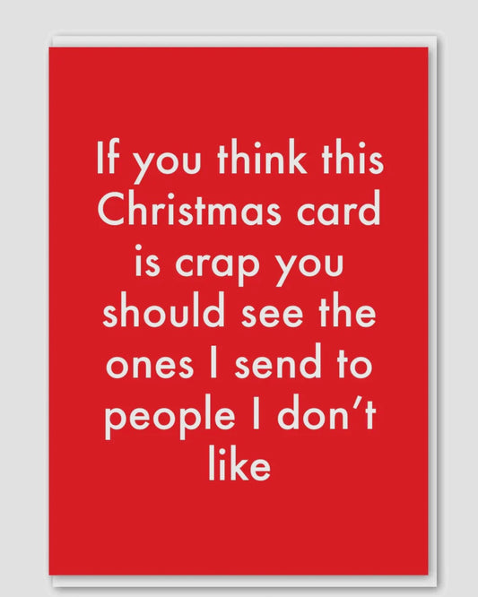 Crap Christmas Card-Objectables-My Beautiful Caravan