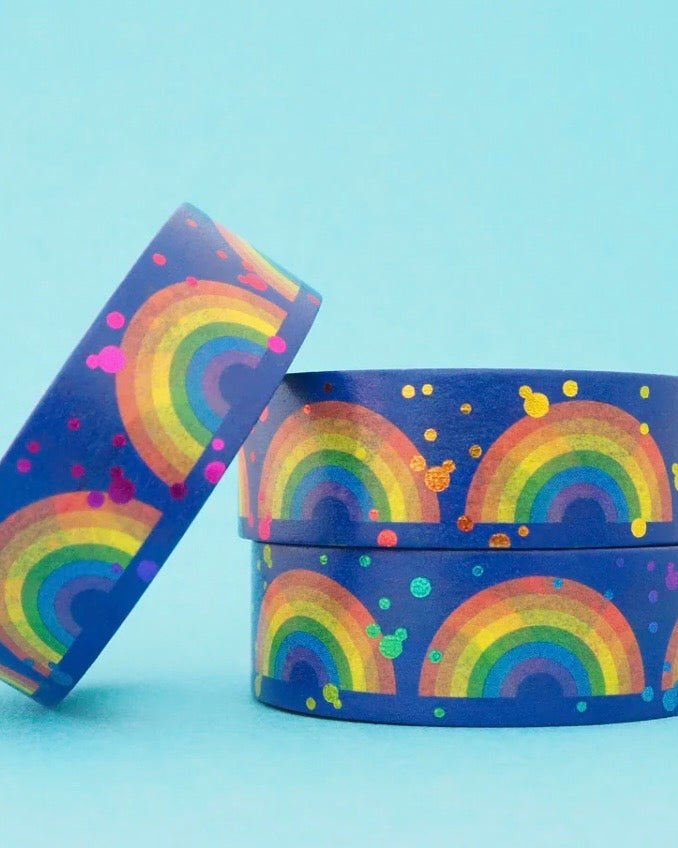 Midnight Rainbow Washi Tape