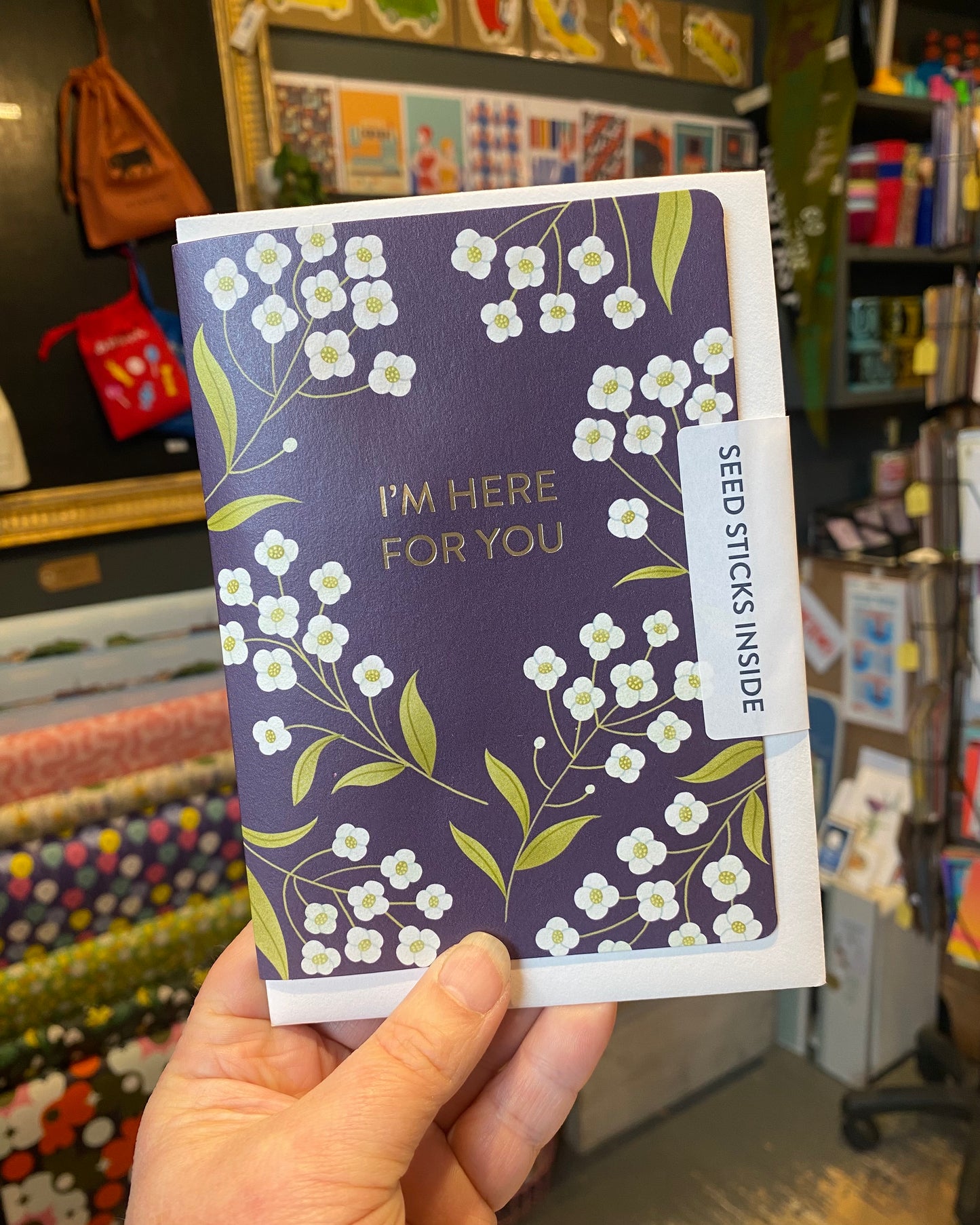 Seed Stick Here For You Card