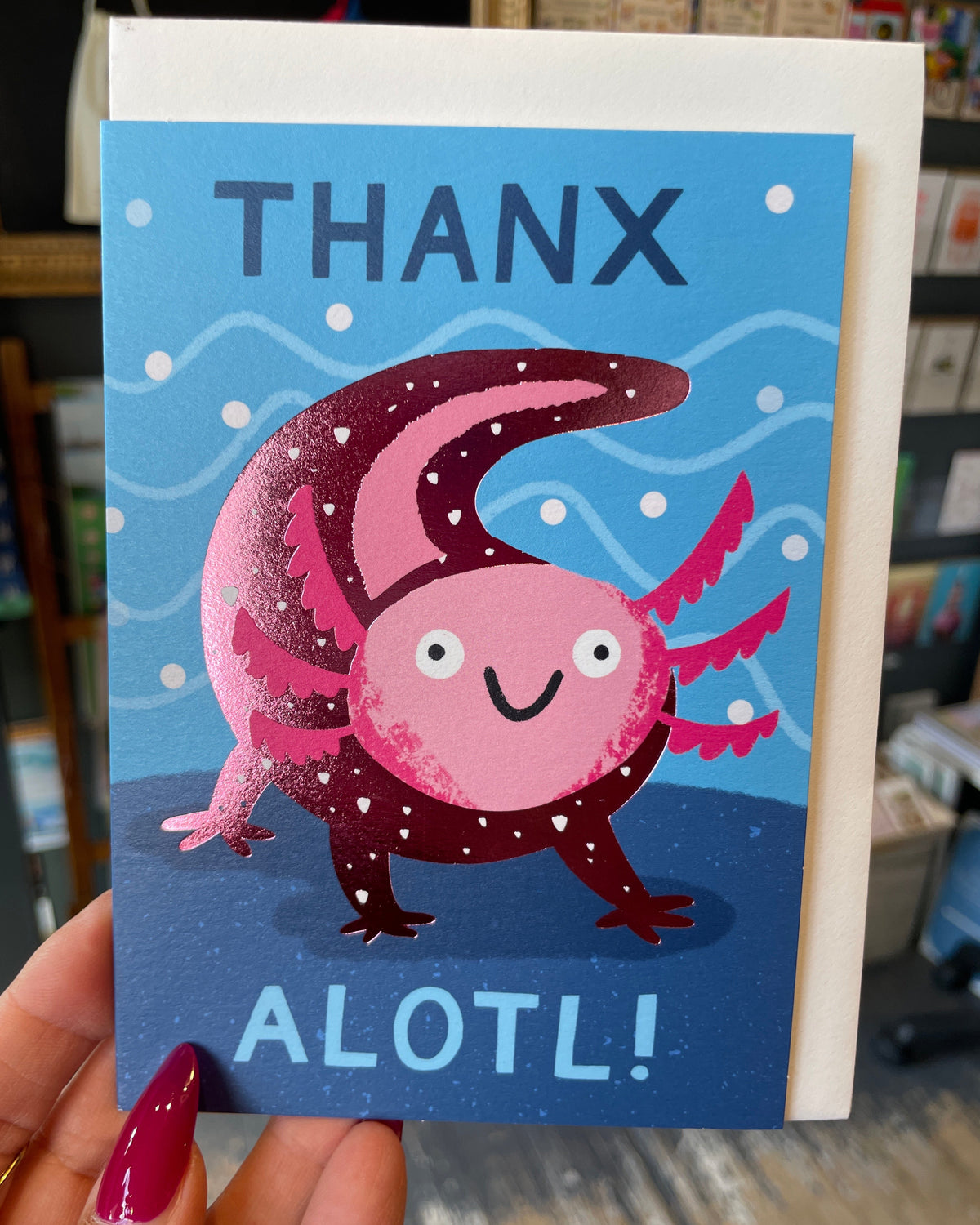 Thanks Alotl! Card