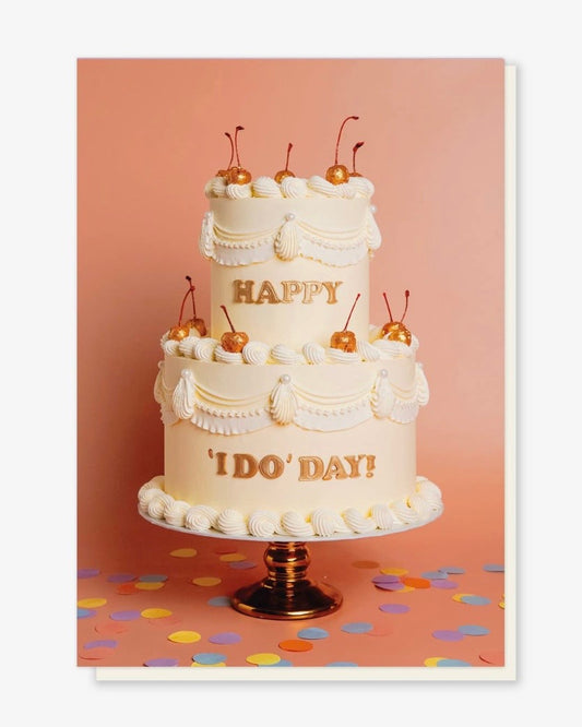 Happy I Do Day Wedding Card