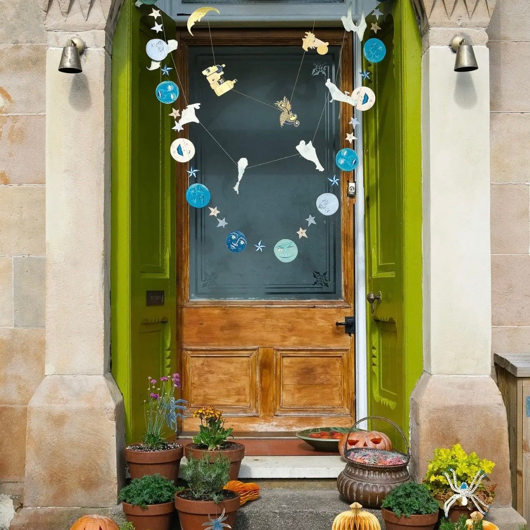 Man On The Moon Paper Garland