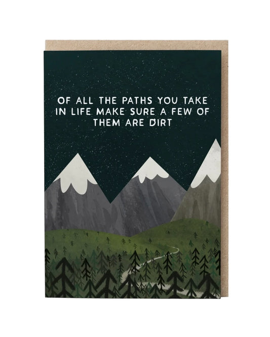Dirt Paths Card-Eat Haggis-My Beautiful Caravan