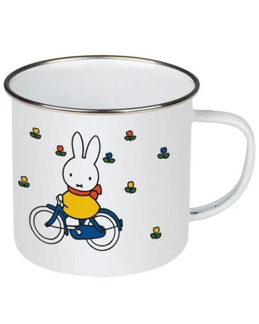 Miffy’s Bicycle Enamel Mug