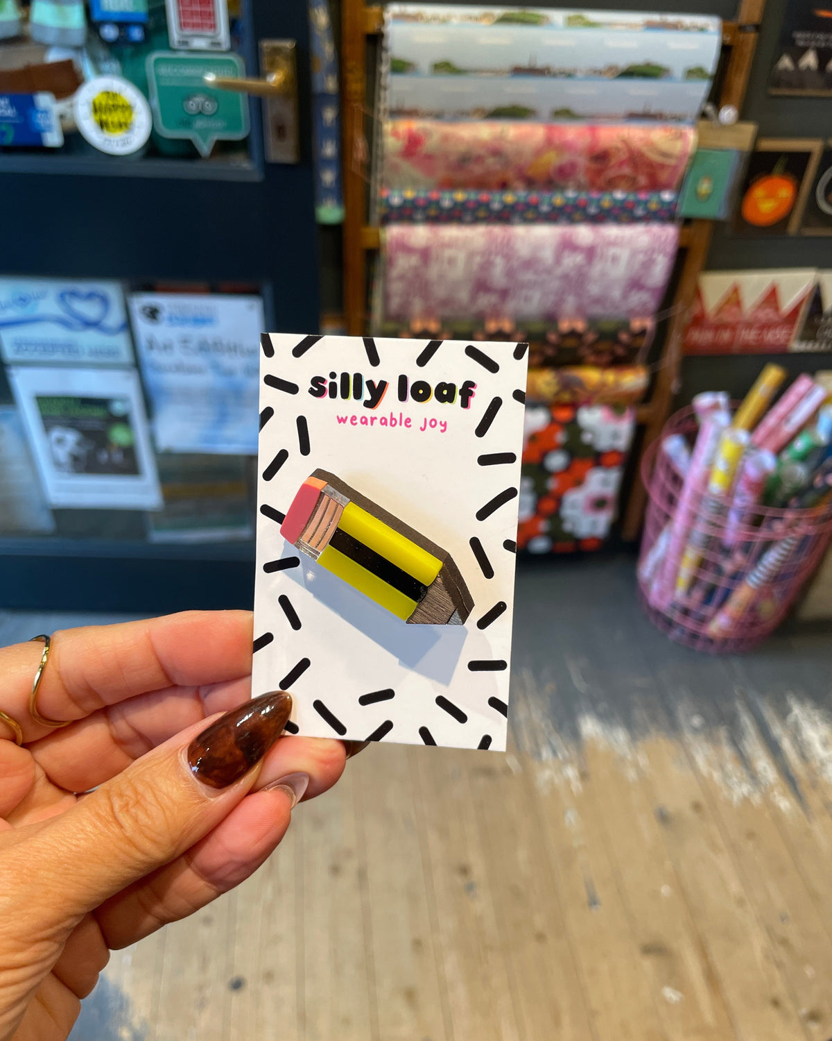 Pencil Brooch