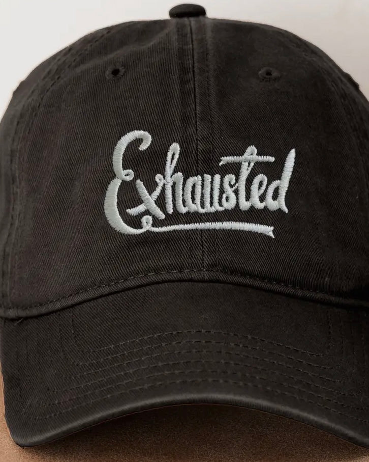 Exhausted Baseball Cap-Alphabet Bags-My Beautiful Caravan
