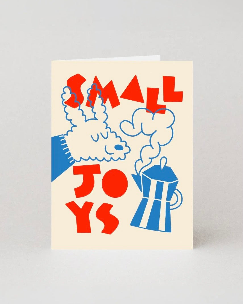 Small Joys Coffee Mini Card