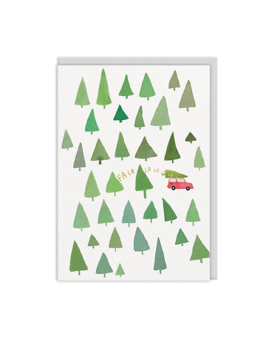 Tiny Trees Christmas Card